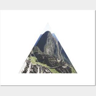 Machu Picchu Geometric Photography Posters and Art